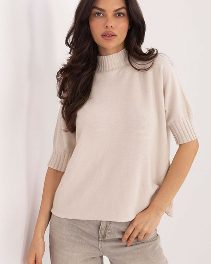 Short sleeve sweater model 222445