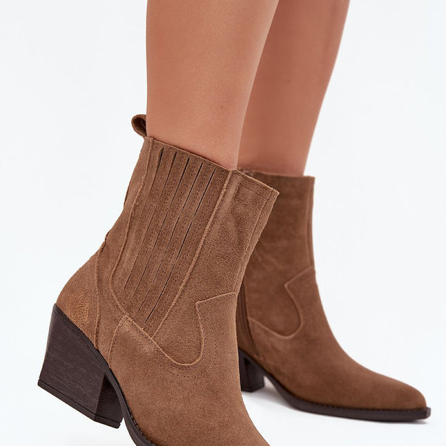 Heel boots model 222488