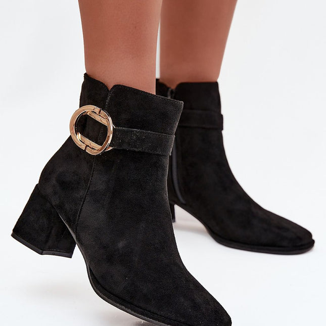 Step in Style Professional Heel Boots with Cushioned Insole and Durabl
