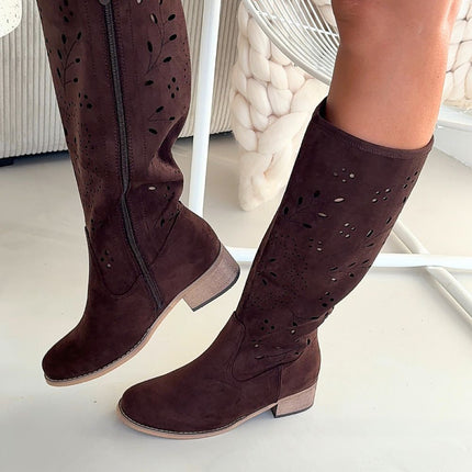 Step in Style Open-work Boots with Breathable Design and Comfortable F