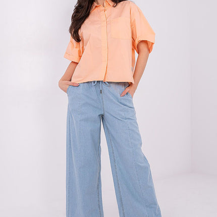 Casual Women's Short Sleeve Cotton Shirt For Everyday Comfort - Très Elite