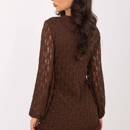 Italy Moda Elegant Short Dress with Pockets and Flattering Fit