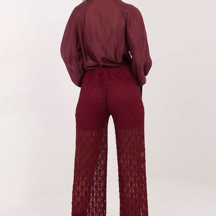 Italy Moda Women's Lace Pants - Elegant Design, Comfortable Fit