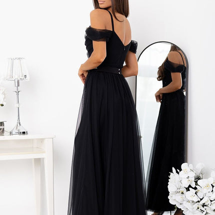 With You Elegant Long Dress with Sleeveless Design and Flowy Skirt