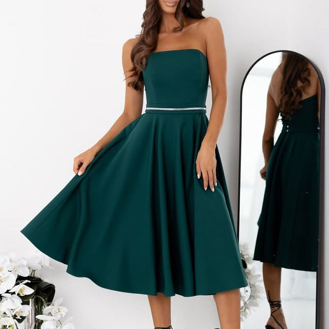 With You Elegant Evening Dress - Sleeveless, Floor-Length Design