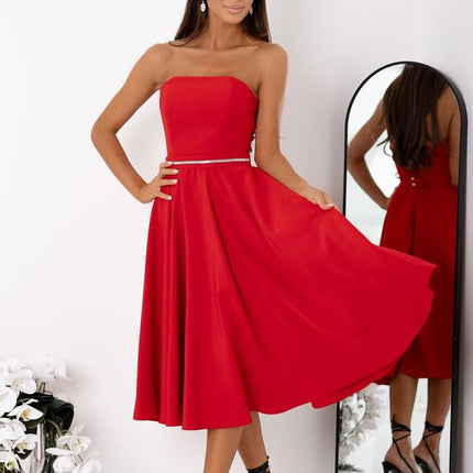 With You Elegant Evening Dress - Sleeveless, Floor-Length Design
