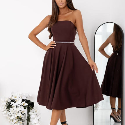 With You Elegant Evening Dress - Sleeveless, Floor-Length Design
