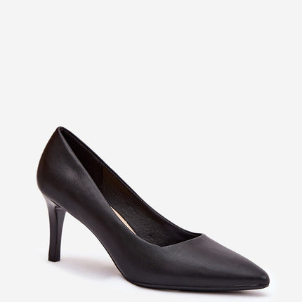 Step in Style Elegant High Heels with Cushioned Insole & Classic Desig