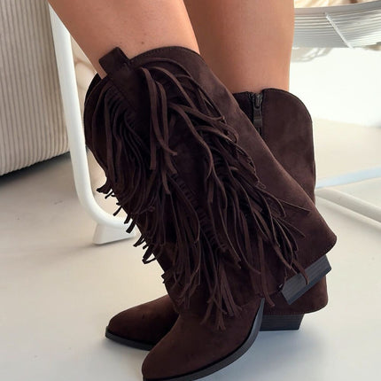 Step in Style Professional Heel Boots with Cushioned Insole and Durabl