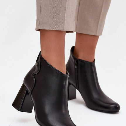 Step in Style Professional Heel Boots with Cushioned Insole and Durabl