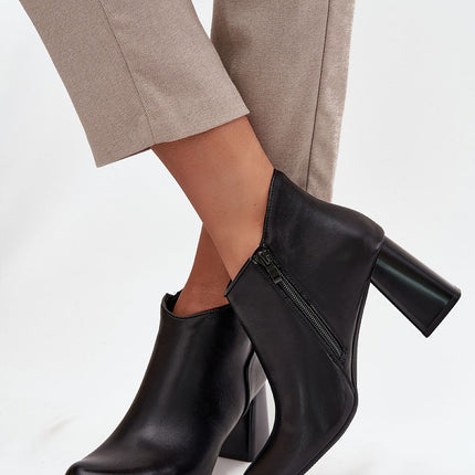 Step in Style Professional Heel Boots with Cushioned Insole and Durabl