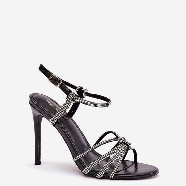 Step in Style Professional Heel Sandals with Cushioned Footbed and Adj