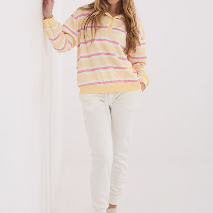 Italy Moda Professional Fleece Sweatshirt with Soft Touch Fabric