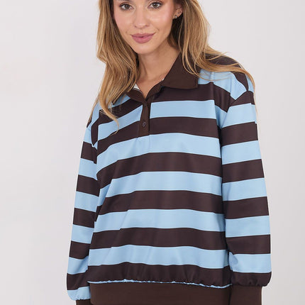 Italy Moda Professional Fleece Sweatshirt with Soft Touch Fabric