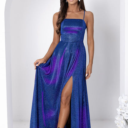 With You Elegant Long Dress with Pockets and Adjustable Straps
