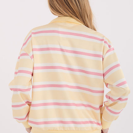 Italy Moda Professional Fleece Sweatshirt with Soft Touch Fabric