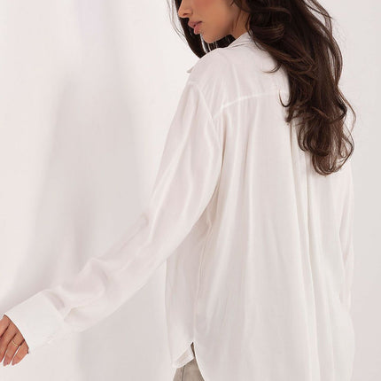 Classic Womens Viscose Long Sleeve Shirt For Everyday And Work - Très Elite