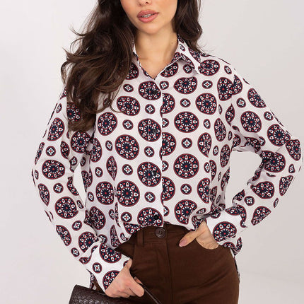 Elegant Womens Long Sleeve Shirt With Classic Cut For Work And Everyday Wear - Très Elite