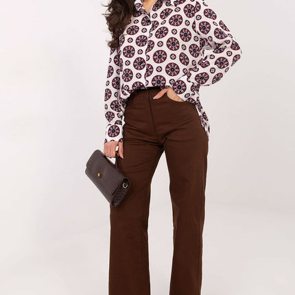 Elegant Womens Long Sleeve Shirt With Classic Cut For Work And Everyday Wear - Très Elite