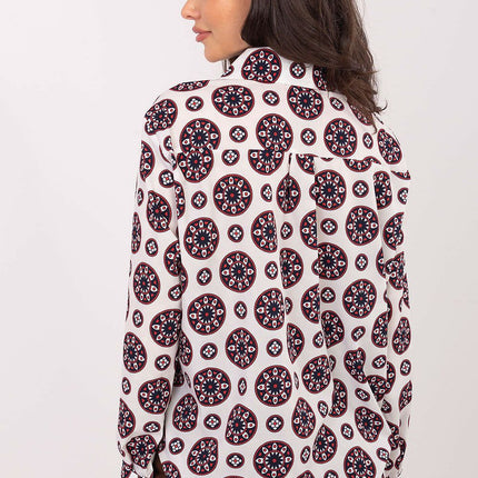 Elegant Womens Long Sleeve Shirt With Classic Cut For Work And Everyday Wear - Très Elite