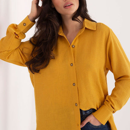 Womens Long Sleeve Shirt With Extended Back Breathable Cotton - Très Elite