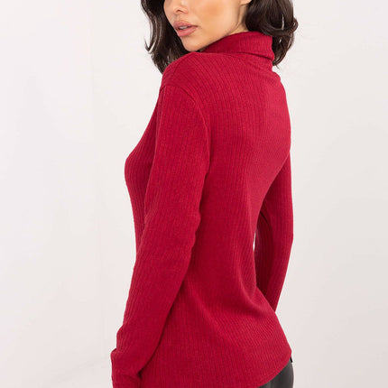 Elegant Wool Blend Turtleneck Sweater With Elastane For Perfect Fit - Très Elite