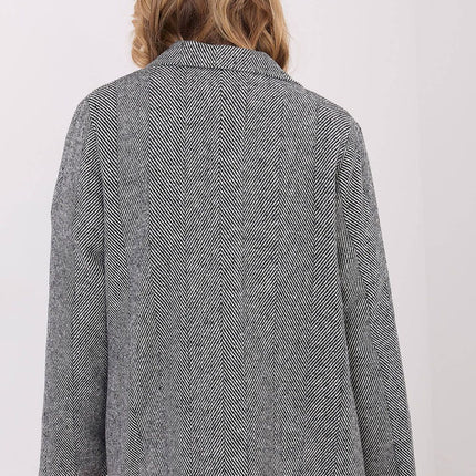 Womens Cashmere Blend Blazer With Elastane For Everyday Casual Workwear - Très Elite