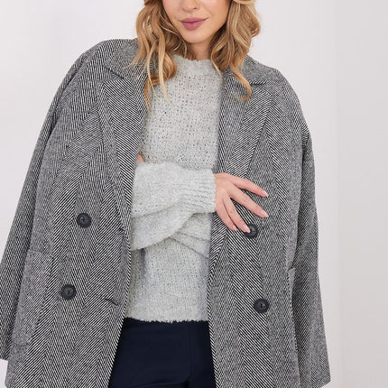 Womens Cashmere Blend Blazer With Elastane For Everyday Casual Workwear - Très Elite
