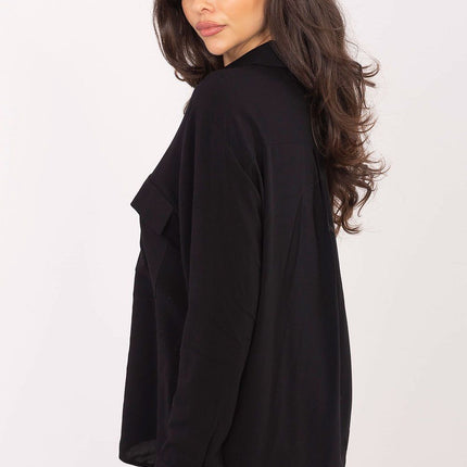 Elegant Viscose Long Sleeve Shirt For Women Work And Everyday Wear - Très Elite