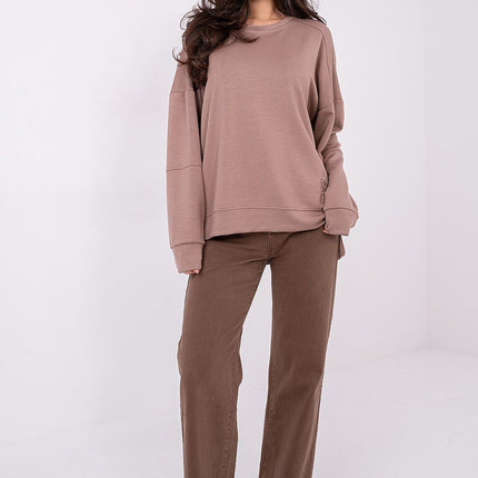 Rue Paris Classic Crewneck Sweatshirt - Soft Fabric & Relaxed Fit