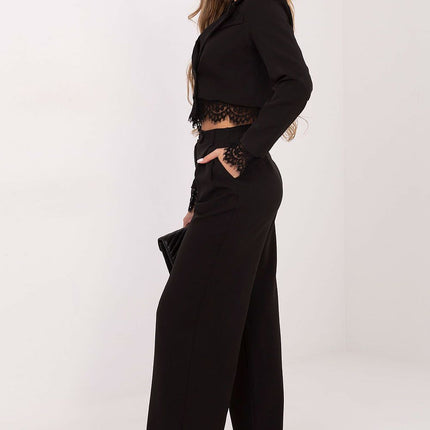 Rue Paris Women's Professional Trousers - Tailored Fit, Stretch Fabric