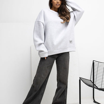 Rue Paris Classic Crewneck Sweatshirt - Soft Fabric & Relaxed Fit
