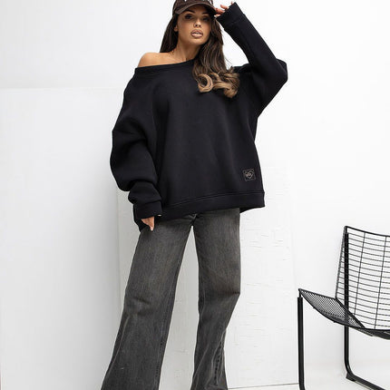 Rue Paris Classic Crewneck Sweatshirt - Soft Fabric & Relaxed Fit
