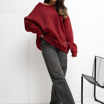 Rue Paris Classic Crewneck Sweatshirt - Soft Fabric & Relaxed Fit