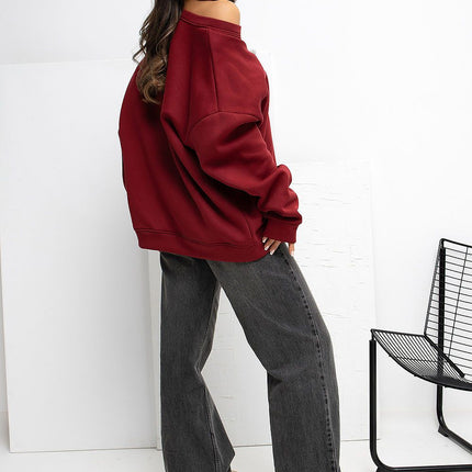 Rue Paris Classic Crewneck Sweatshirt - Soft Fabric & Relaxed Fit