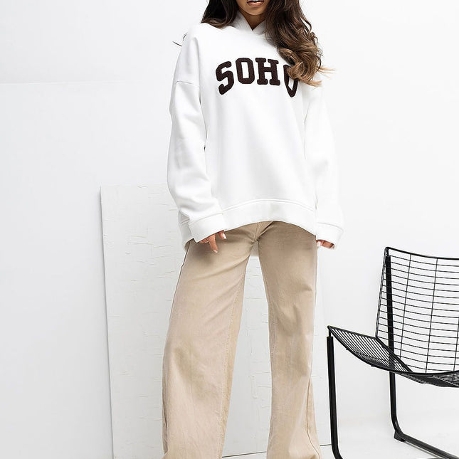 Rue Paris Women's Professional Sweatshirt - Soft Fabric, Stylish Fit