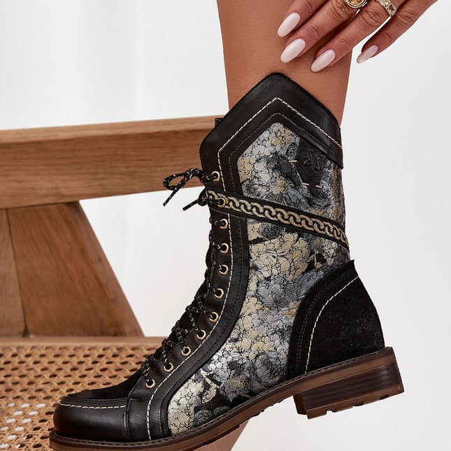Maciejka Womens Ankle Boots Natural Leather Elegant Durable Design - Très Elite