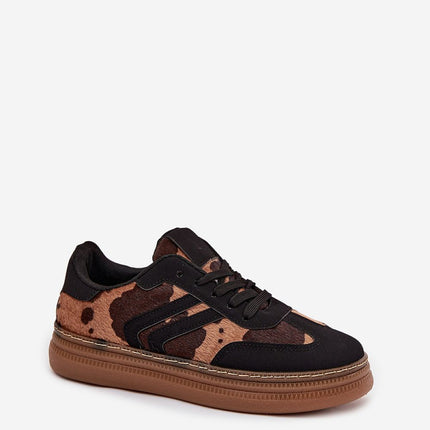 Womens Platform Sneakers Lace Up Foam Insole All Day Comfort - Très Elite
