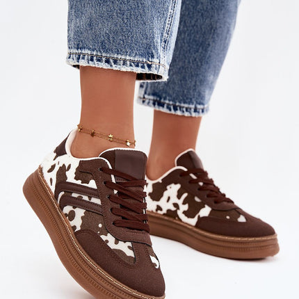 Womens Platform Sneakers Lace Up Foam Insole All Day Comfort - Très Elite