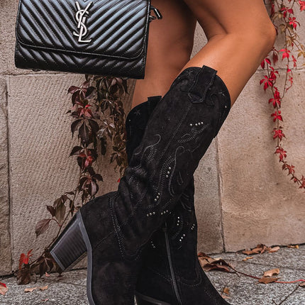 Step in Style Professional Heel Boots with Cushioned Insole & Durable