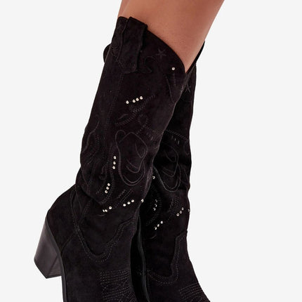 Step in Style Professional Heel Boots with Cushioned Insole & Durable