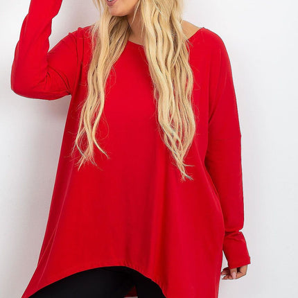 Plus Size Tunic Blouse Cotton Elastane Comfort Fit Everyday - Très Elite