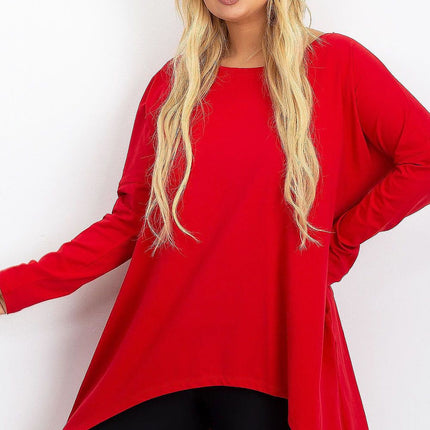 Plus Size Tunic Blouse Cotton Elastane Comfort Fit Everyday - Très Elite