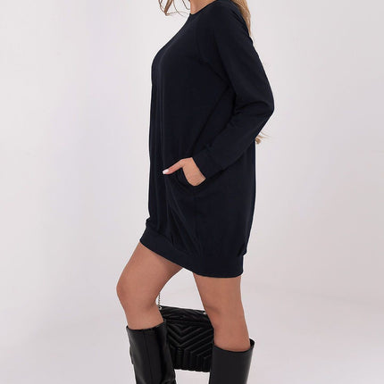 Daydress Sweatshirt Dress With Cotton And Elastane For Everyday Comfort - Très Elite