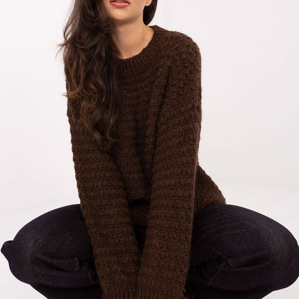 Italy Moda Professional Knit Jumper with Soft Fabric and Classic Fit