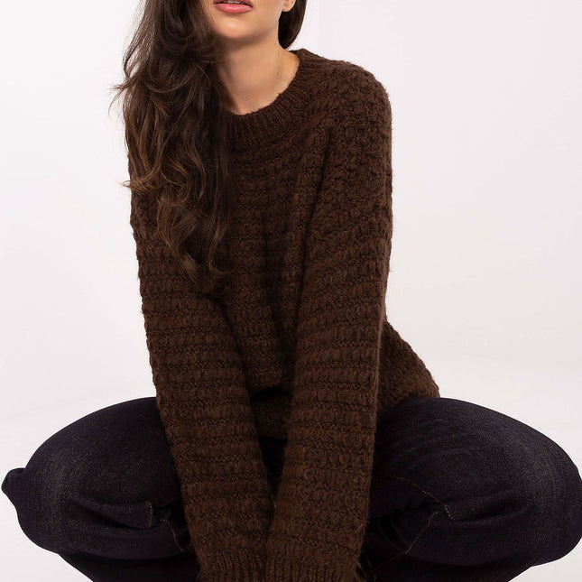 Italy Moda Professional Knit Jumper with Soft Fabric and Classic Fit