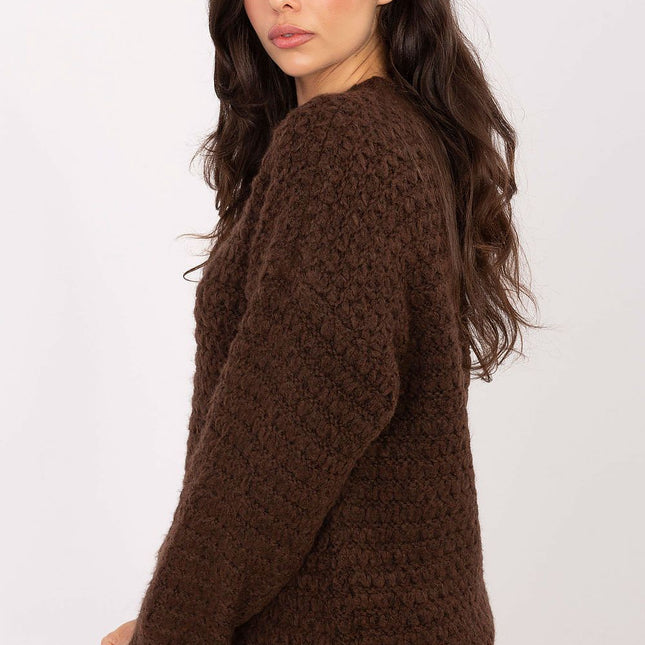 Italy Moda Professional Knit Jumper with Soft Fabric and Classic Fit