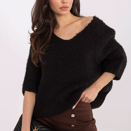 Italy Moda Professional Knit Jumper with Soft Fabric and Classic Fit