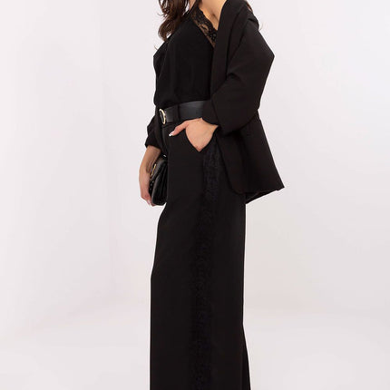 Italy Moda Women's Professional Trousers with Stretch Fabric & Pockets