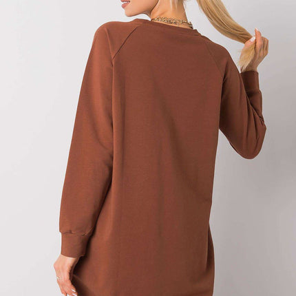 Daydress Sweatshirt Dress With Cotton And Elastane For Everyday Comfort - Très Elite